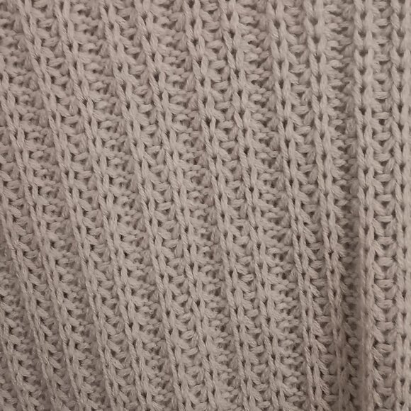 Light Blue Grandpa Style Knitted Button Up Cardigan Sweater Women - Picture 7 of 8